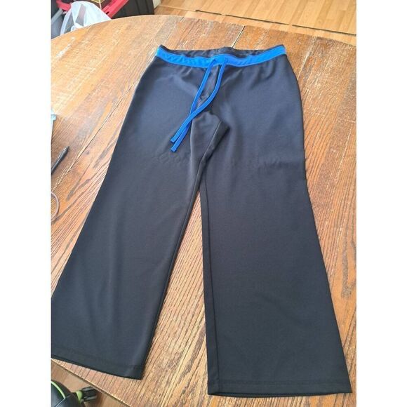 PXL Kim Rogers Petite 2pc Track Set Casual Pants and Front Zip Jacket Blue Black - Picture 5 of 5